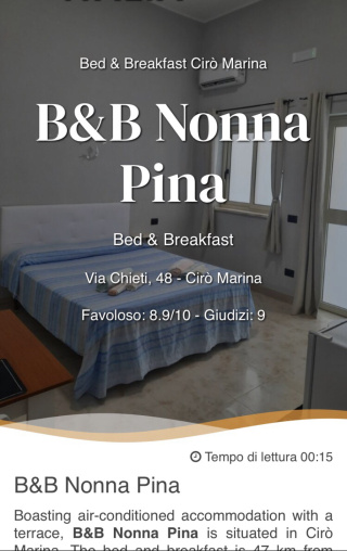 B&B Nonna Pina