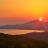 Uno deo molteplici tramonti contemplati dal terrazzo 