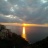 sunset in Corniglia, view from the room