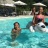 La piscina con i nostri fantastici clienti