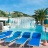 La piscina su terrazzo panoramico dell'Hotel Castiglione Village di Forio d'Ischia