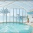 La piscina coperta con idromassaggio e cascate idromassaggio cervicali dell'Hotel Castiglione Village di Forio d'Ischia