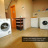 20) Laundry, washing machine, dryer, iron and ironing board, large space