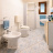 Vista bagno camere 1 e 3