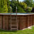 Piscina legno fuori terra 5,80X5,80x1,30